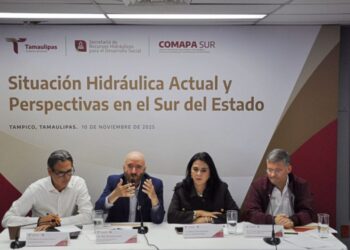 Refuerzan coordinación interinstitucional para atender socavones en zona conurbada del sur de Tamaulipas
