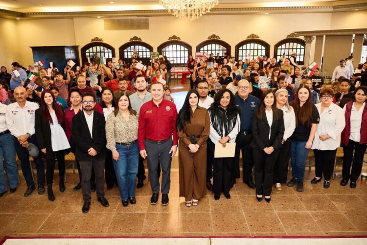 Entrega ITM 250 actas de doble nacionalidad a niñas, niños y adolescentes en Gustavo Díaz Ordaz