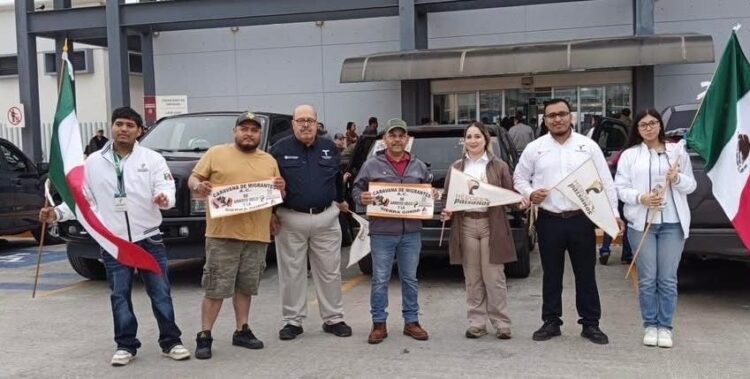 Recibe Instituto Tamaulipeco para los Migrantes a más de 120 vehículos de Caravana ‘Arroyo Seco’