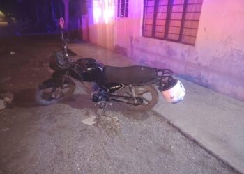 Asegura Tránsito Estatal motocicleta con reporte de robo en Ciudad Victoria