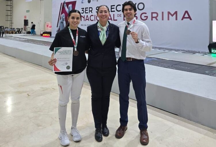 Destacan estudiantes de la UAT en Nacional de Esgrima