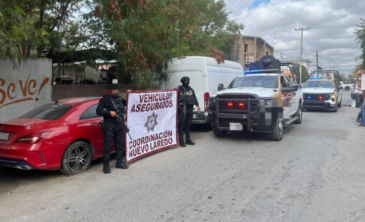 La GE recupera abandonado en Nuevo Laredo un Mercedes Benz con reporte de robo en el extranjero