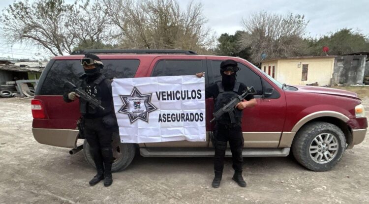 La GE asegura armas y vehículos con blindaje artesanal tras ataque en Nuevo Progreso