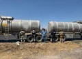 Guanajuato: Aseguran dos tráileres con casi 100 mil litros de combustible ilegal; hay 2 detenidos