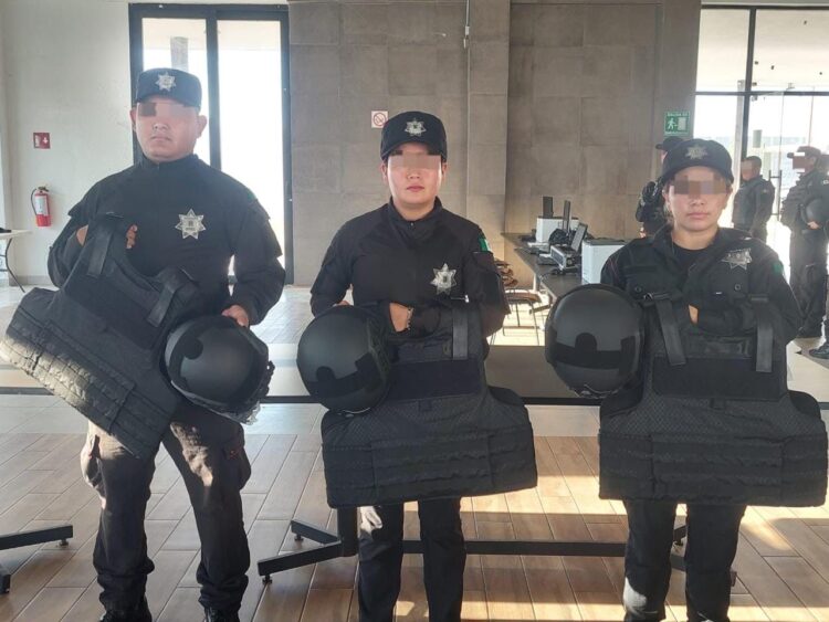 Entrega SSPT equipo táctico a la Guardia Estatal en Nuevo Laredo