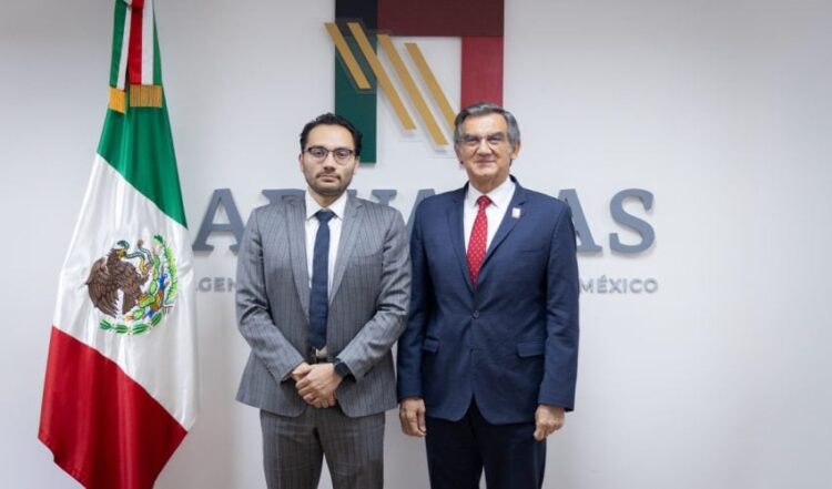 Impulsa Américo proyectos estratégicos de Tamaulipas en reunión con el nuevo titular de Aduanas