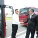 Supervisa el gobernador unidades del nuevo sistema de transporte público de Tamaulipas