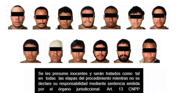 La FGR vincula a proceso a 13 pistoleros tras enfrentamiento en Sinaloa; les aseguraron 15 fusiles