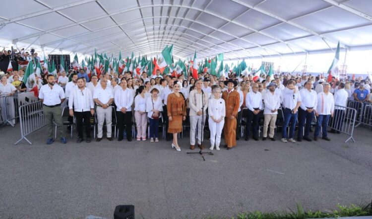La presidenta Claudia Sheinbaum cuenta con el pueblo de Tamaulipas: Américo Villarreal