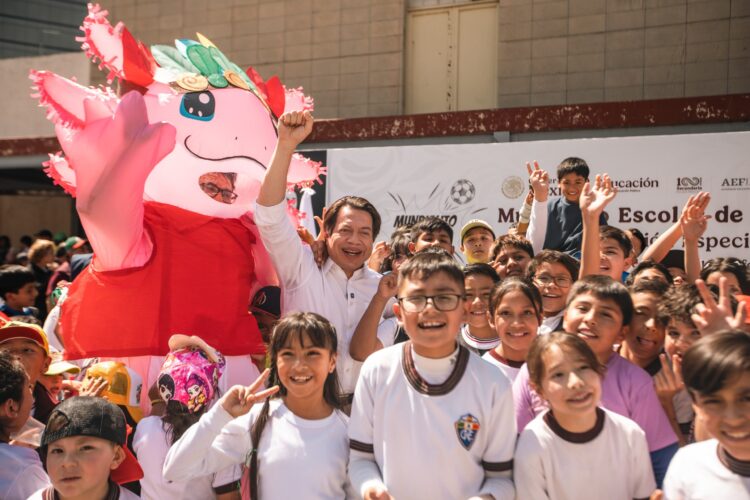Mundialito Escolar será anual; fortalece la paz, la integración social y combate adicciones: Mario Delgado 