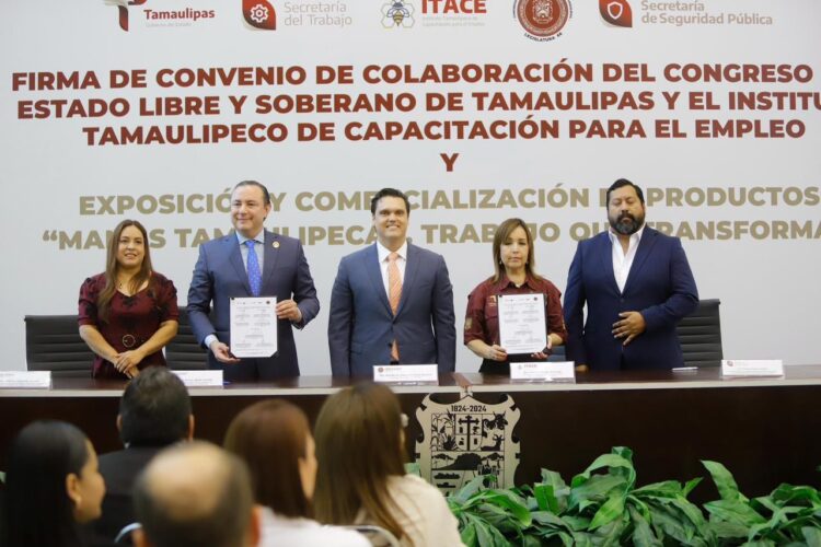 Impulsan ITACE y Congreso del Estado nuevas oportunidades de capacitación para las y los tamaulipecos 