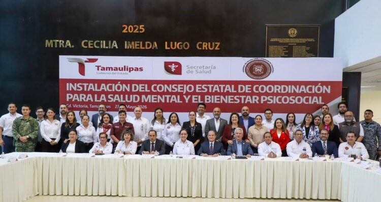 Consolida Tamaulipas atención integral a la salud mental con nuevo Consejo Estatal 