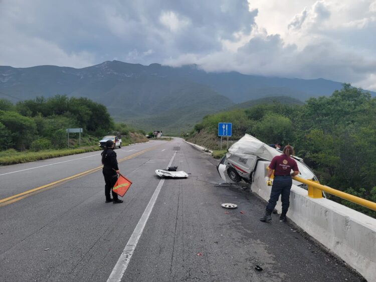 Accidente carretero deja un muerto y un herido cerca de ‘La Florida’, de Jaumave
