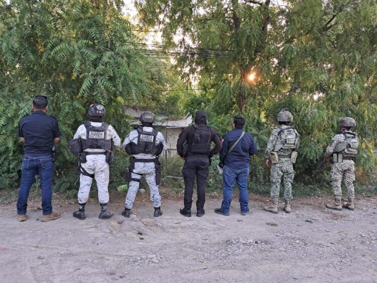 Con apoyo federal la FGJET catea y asegura en Mante guarida de narcomenudistas en posesión de drogas