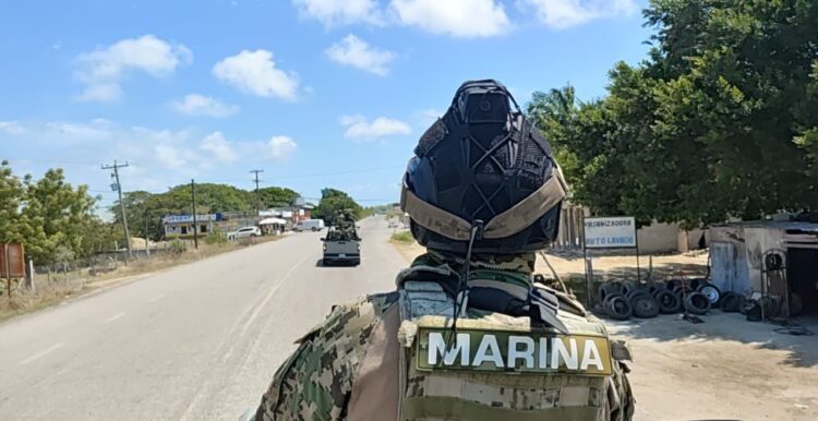 La Secretaría de Marina refuerza la seguridad y vigilancia en La Pesca, Tamaulipas