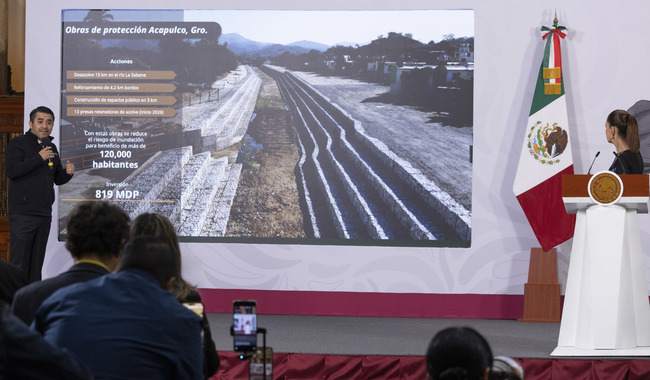 Destina Gobierno de México cerca de 12 mil mdp en acciones para evitar inundaciones