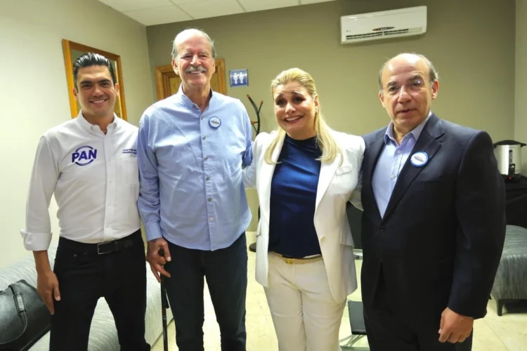 En una especie de harakiri, arropada por Fox y Calderón, Maru Campos acusa a Morena de entregar el poder a los narcos