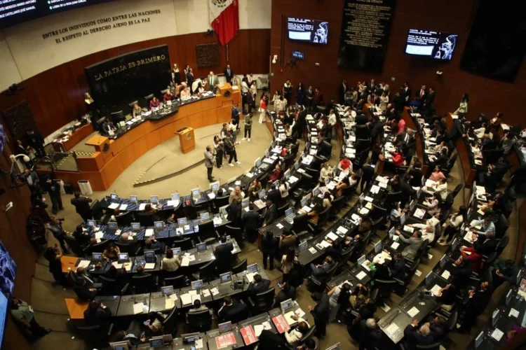 Avala Senado en lo general reforma para aplazar elección judicial hasta 2028; PAN se ocupa en Maru Campos