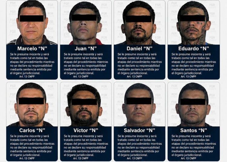 En Tamaulipas FGR lleva a proceso a ocho personas detenidas con armamento