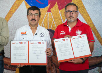Firma la UAT alianza deportiva entre Correcaminos y el Club Necaxa de la Liga MX