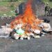 FGR lleva a cabo la incineración de más de 179 kilos de diversos narcóticos 