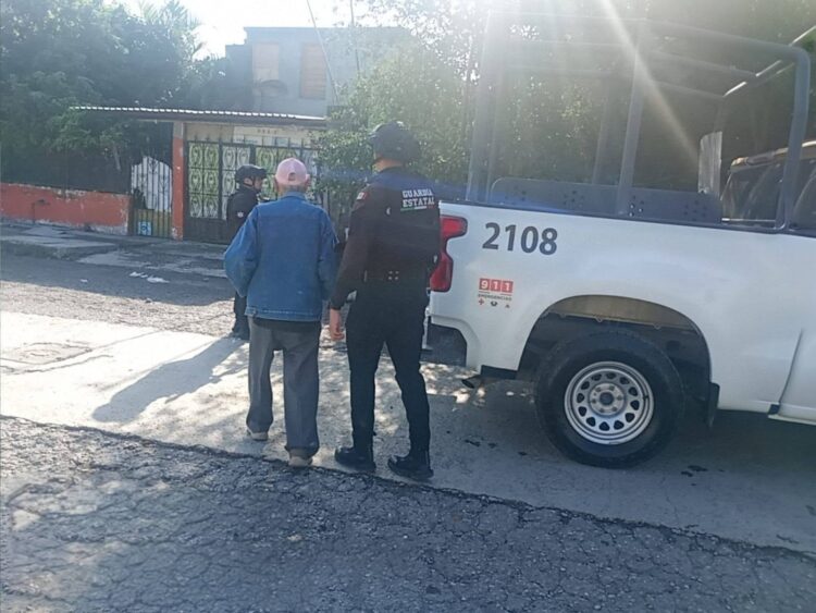 La GE localiza y entrega a la familia a adulto mayor extraviado en colonia de Ciudad Victoria