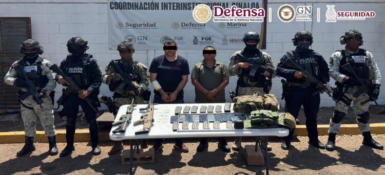 Autoridades detienen en Sinaloa a Misael “N” alias “Güero Pink” y a exfuncionario público