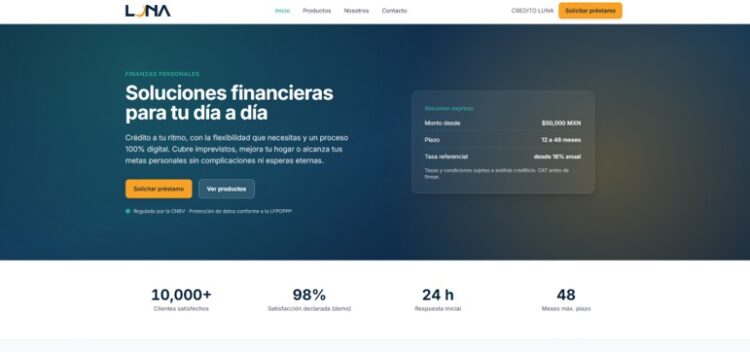Tecnología con calidez humana: CREDITO LUNA, S.A. DE C.V. SOFOM E.N.R. reinventa la experiencia del crédito al consumo en México