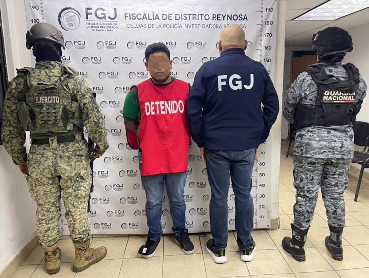La Fiscalía de Tamaulipas detiene a homicida en Reynosa y lo entrega a Veracruz por otros delitos