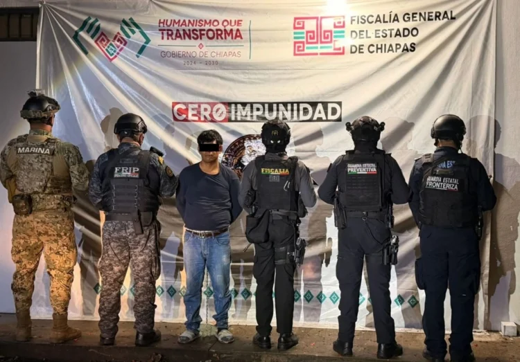 Capturan en Chiapas al salvadoreño  ‘El Misterio’, presunto líder de la Mara Salvatrucha buscado por Interpol