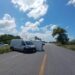 Choque múltiple de 4 vehículos obstruye parcialmente carretera a la altura de Oyama; no hay lesionados