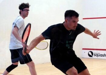 Leonel Cárdenas, con debut triunfal en el Abierto Británico de Squash 2026