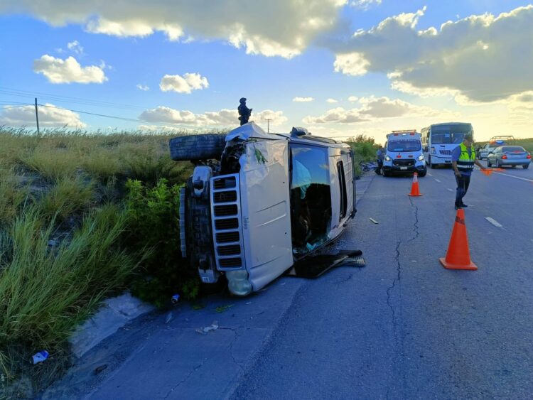 La Guardia Estatal atiende accidente que dejó una persona sin vida sobre el Viaducto Reynosa
