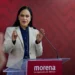 Dirigente de Morena intenta calmar escandalosa riña entre ex gobernador y gobernadora de Baja California