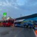 Choque de autobuses provocó cierre  de carril en tramo carretero Manuel-González