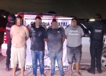 Detienen en Matamoros a 4 en posesión de drogas en vehículo de procedencia extranjera