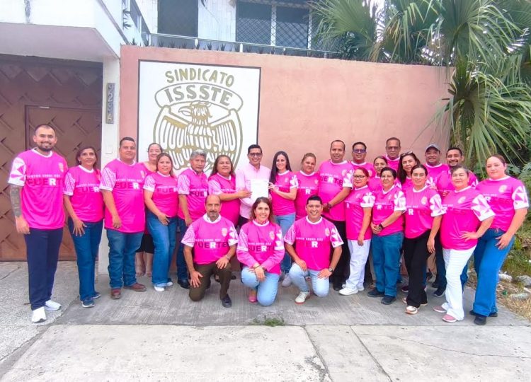 Raúl Flores Prieto se registra con Planilla Rosa para contender por el SNTISSSTE en Tamaulipas
