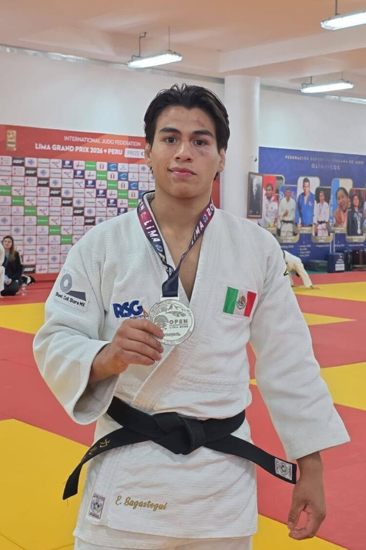 Lalo Sagastegui, deportista de la UAT, gana plata en Panamericano de Judo