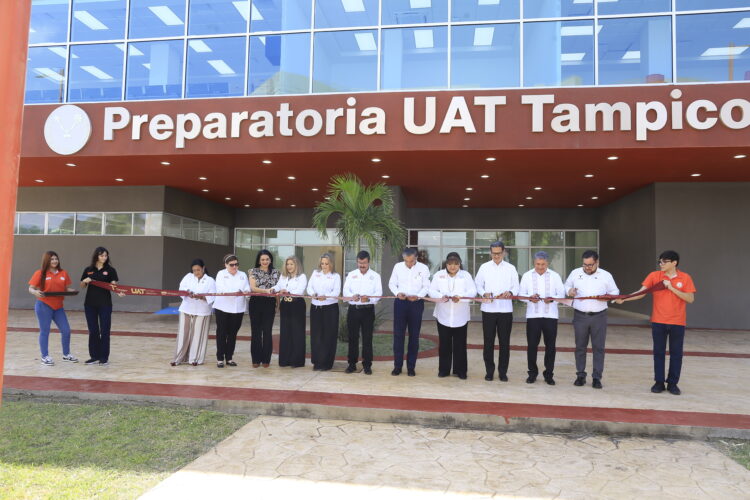 Inaugura Américo Preparatoria Tampico de la UAT; destaca consolidación de la universidad