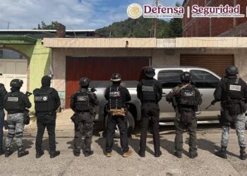 Anuncia García Harfuch la captura de 12 presuntos extorsionadores en Michoacán