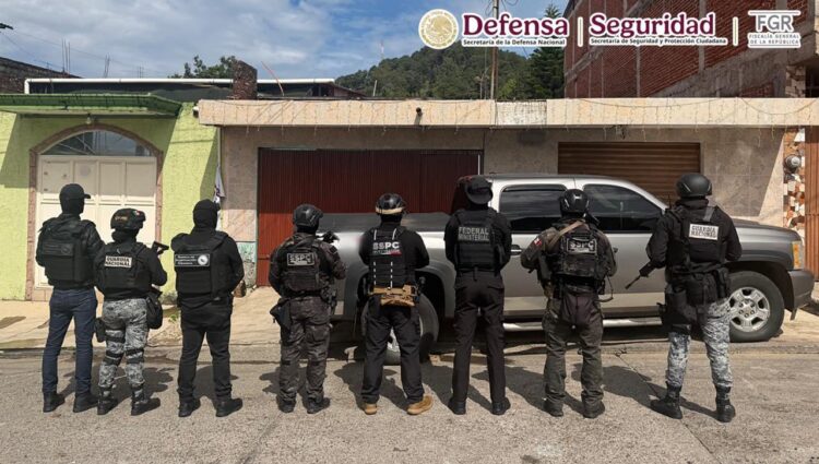 Anuncia García Harfuch la captura de 12 presuntos extorsionadores en Michoacán