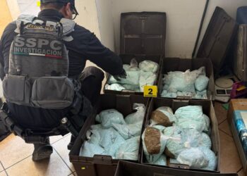 Autoridades federales aseguran más de 100 kilos de pastillas de fentanilo
