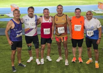 Tamaulipas conquista el top ten del Nacional de Atletismo Máster