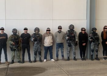 Se detuvo a 9 integrantes del “Cártel Jalisco Nueva Generación” en el estado de Michoacán
