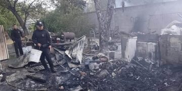 Sin que se conozcan las causas un  incendio consume vivienda en colonia de Nuevo Laredo