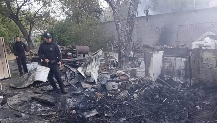 Sin que se conozcan las causas un incendio consume vivienda en colonia de Nuevo Laredo