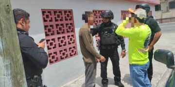 Intervención oportuna de la GE evita suicidio de un hombre en Matamoros; se iba a colgar de un puente