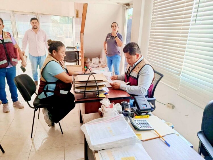Supervisa SEBIEN entrega de apoyos alimentarios