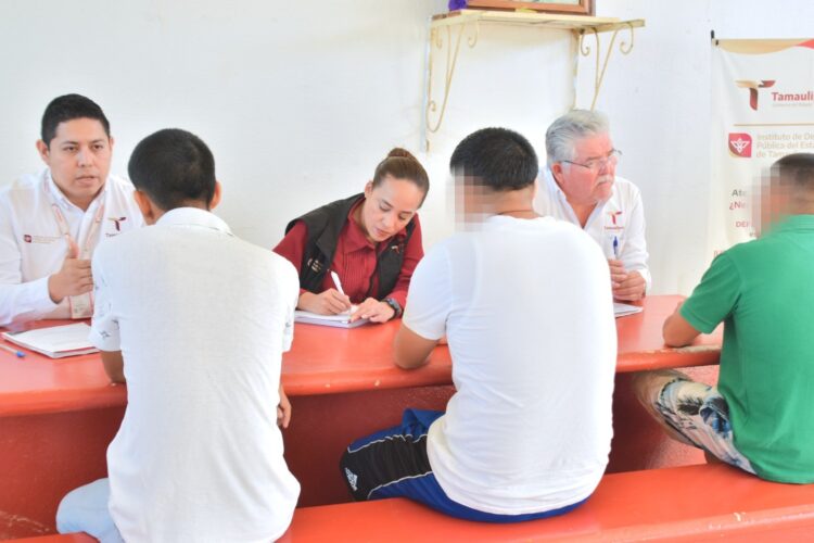 Supervisa Instituto de Defensoría Pública la situación jurídica de adolescentes en internamiento en Güémez