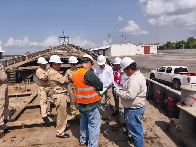 Avanza incorporación del ex-buque Otomí al Sistema Arrecifal Artificial de Tamaulipas